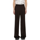 Bottega Veneta Brown Wide-Leg Trousers