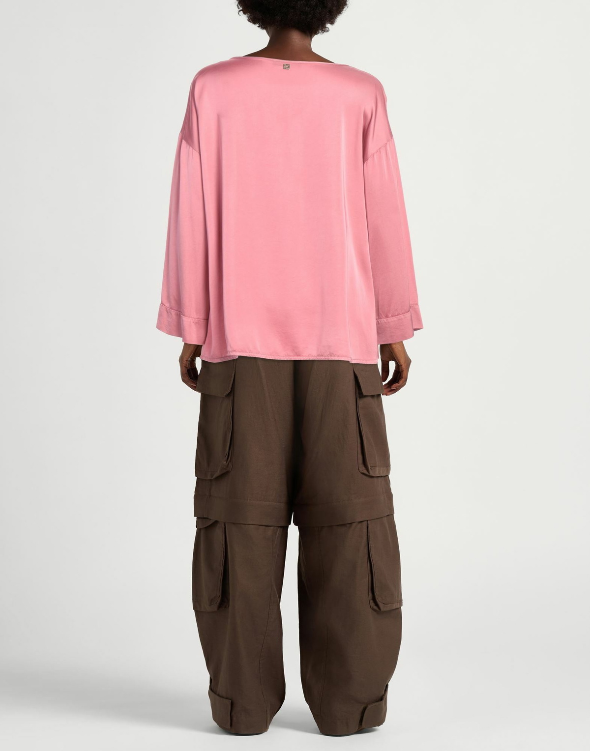 Manila Grace Womens Top Antique rose