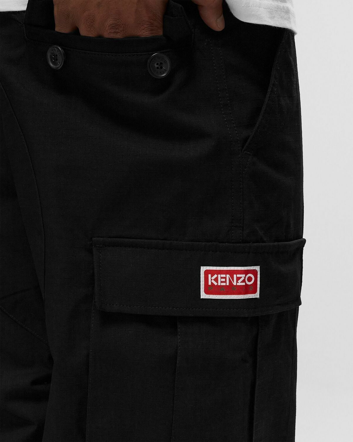 Kenzo Cargo Workwear Pant Black Cargo Pants