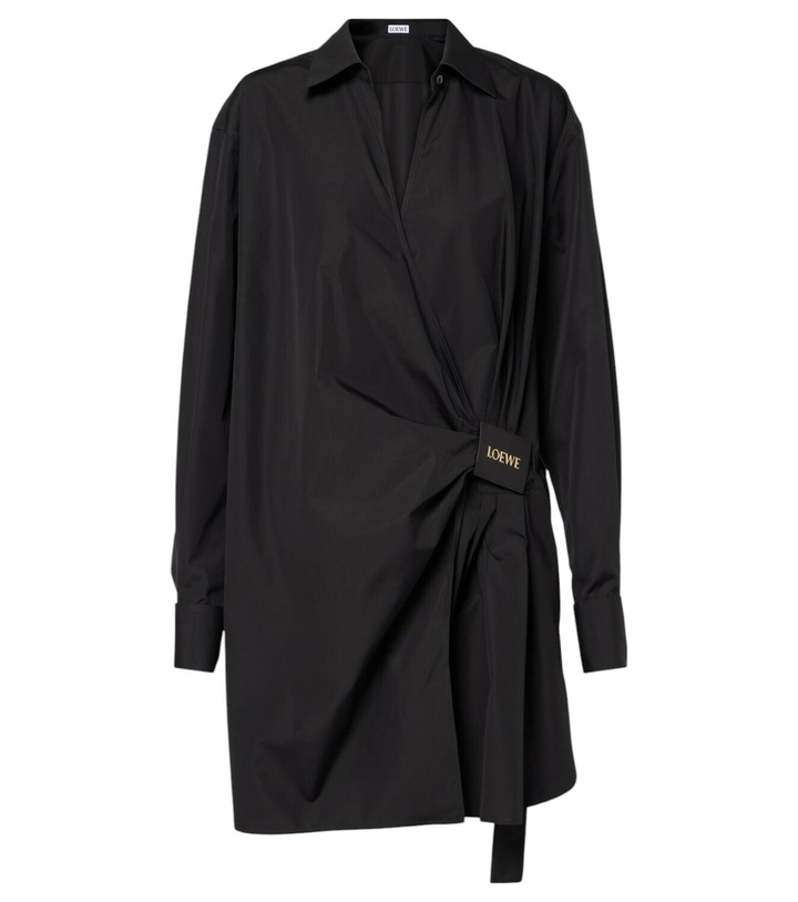 Photo: Loewe Draped cotton shirt dress