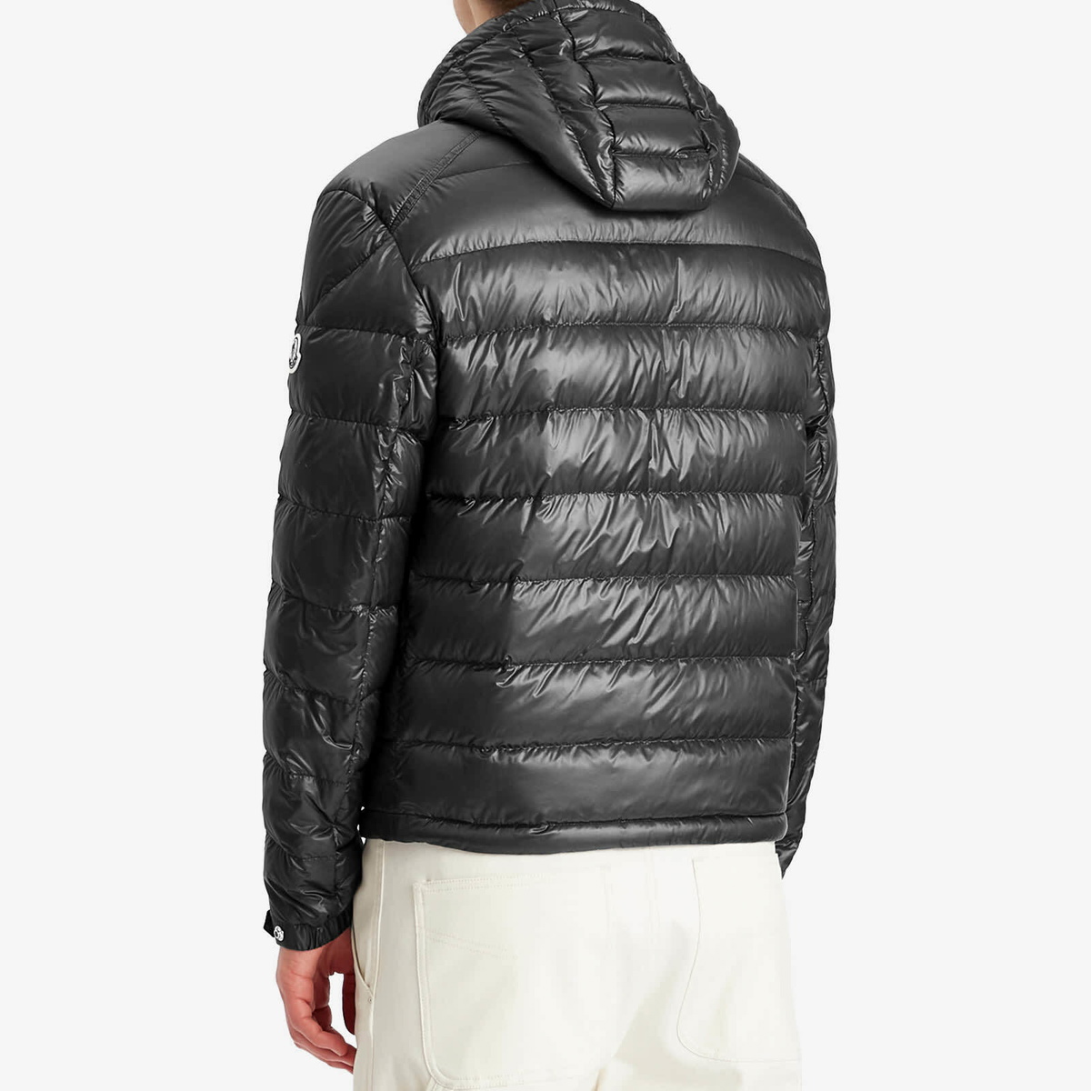 Moncler Men's Nylon Extra Legere Gliere Jacket in Grey