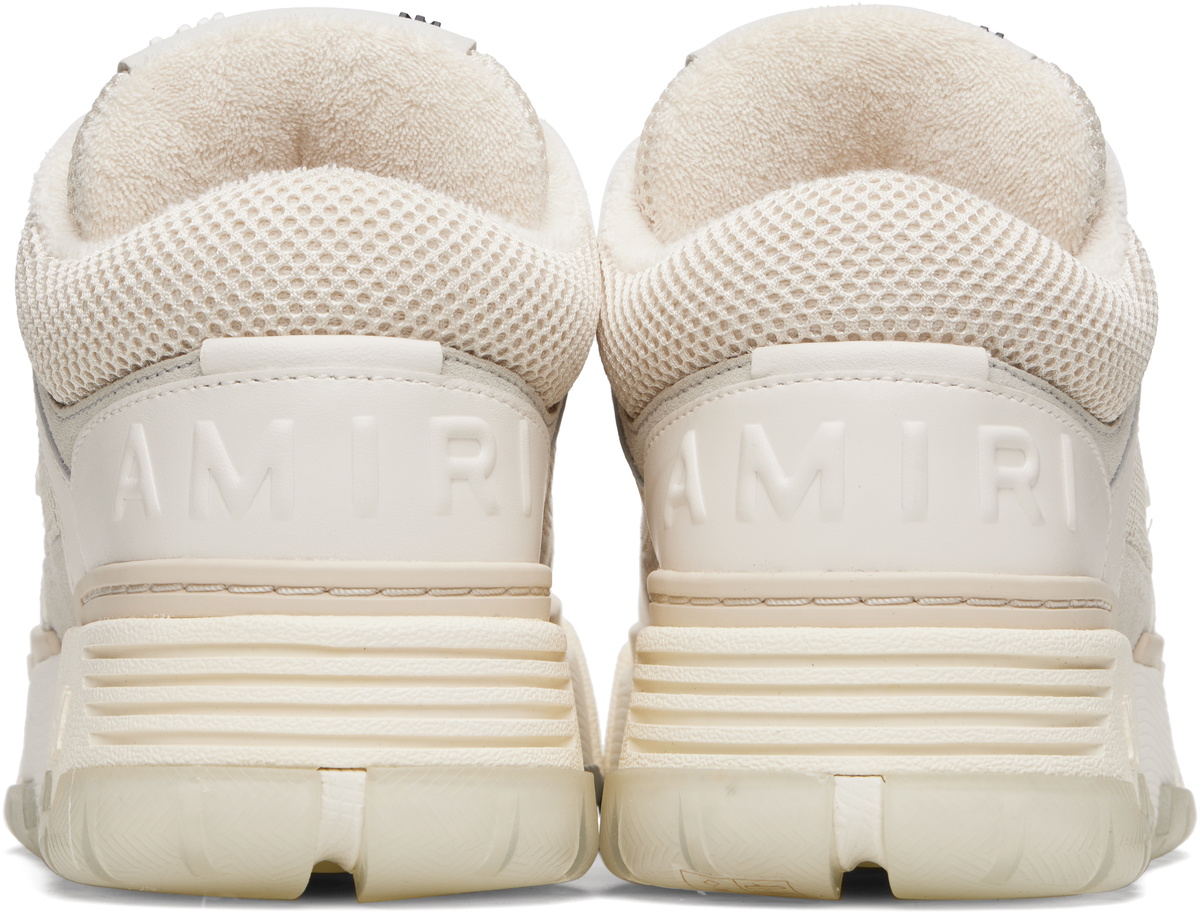 【関税込み】AMIRI ホワイト＆ベージュ MA-1 スニーカー 中古・古着通販】AMIRI (アミリ) MA-1 スニーカー ホワイト