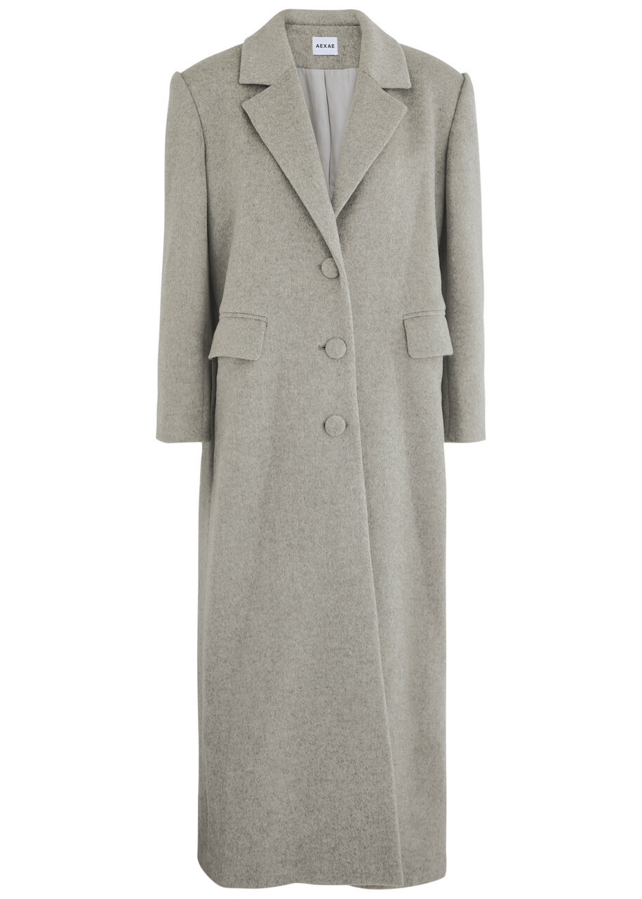 Aexae Wool-blend Coat Grey