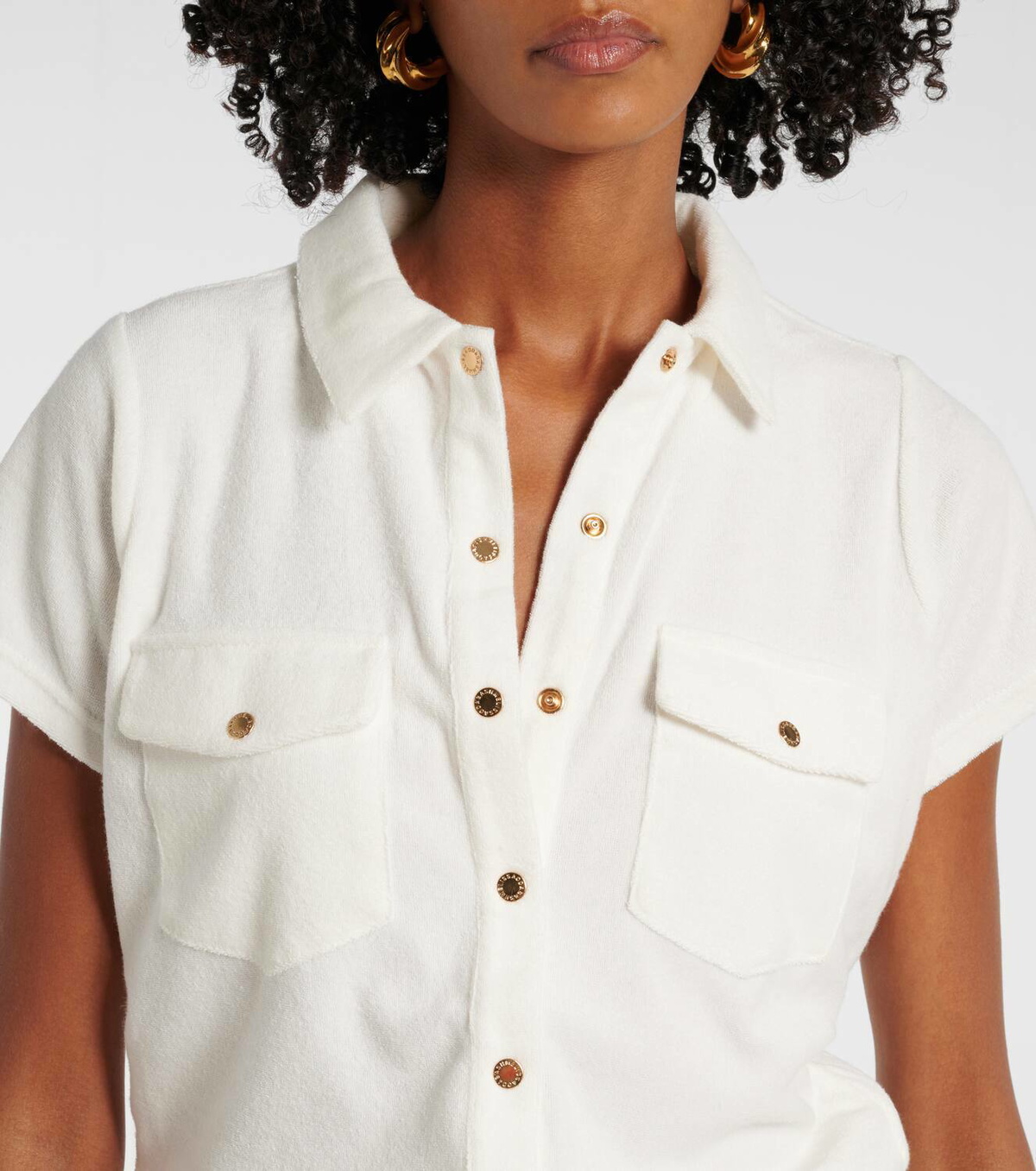 Melissa Odabash Cheryl cotton-blend jumpsuit