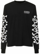 AMIRI Bones Stacked Cotton Long Sleeve T-shirt