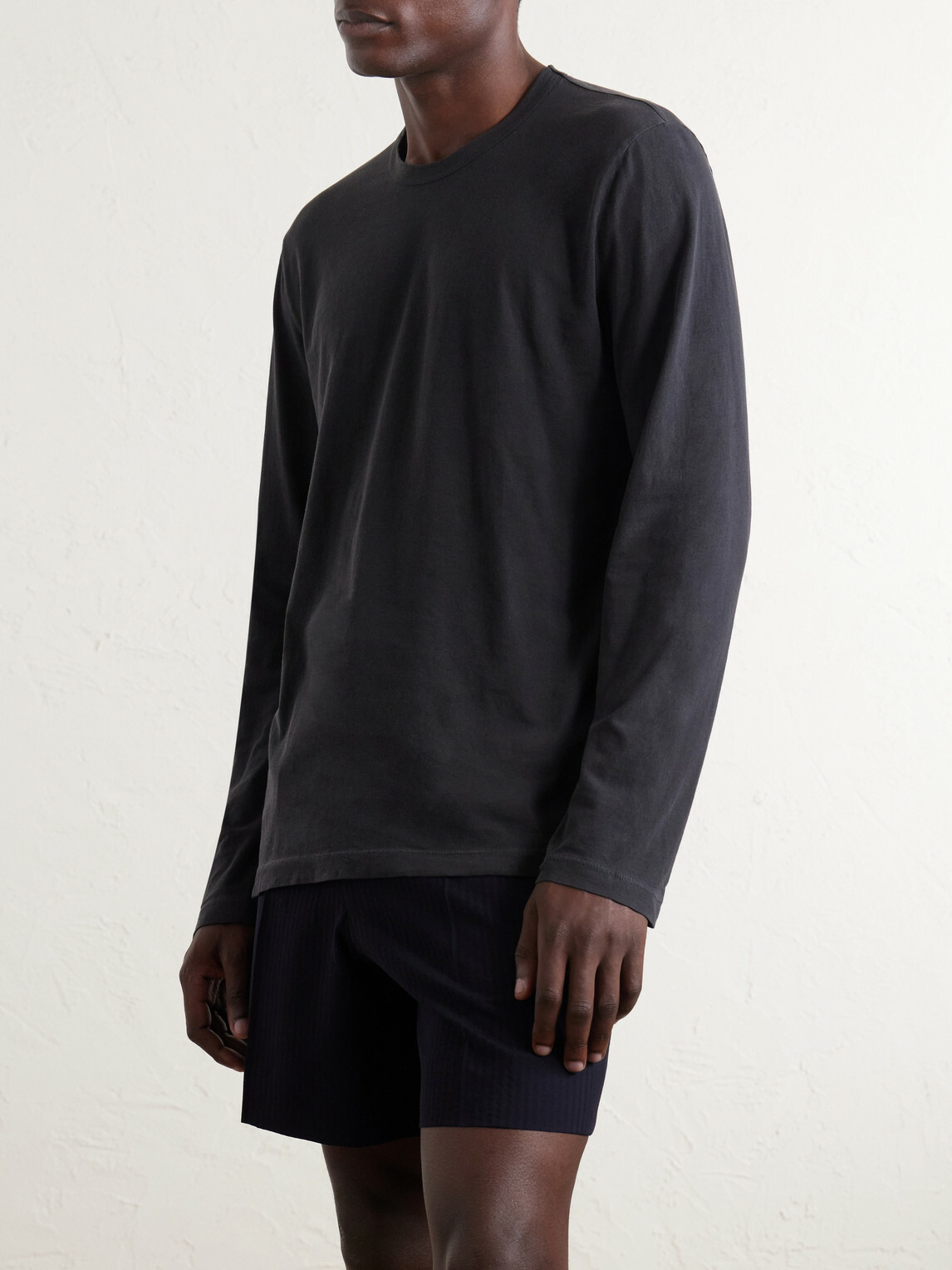 James Perse - Cotton-Jersey T-Shirt - Black