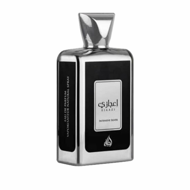 Photo: Lattafa Unisex Ejaazi Intensive Silver EDP Spray 3.38 oz Fragrances 6291108734032