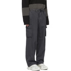 Juun.J Grey Twill Cargo Pants