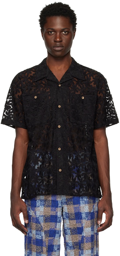 Photo: Andersson Bell Black Flower Shirt