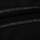 Alexander McQueen Men's Embroidered Logo Crew Sweat in Black