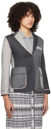 Thom Browne Gray Funmix Blazer