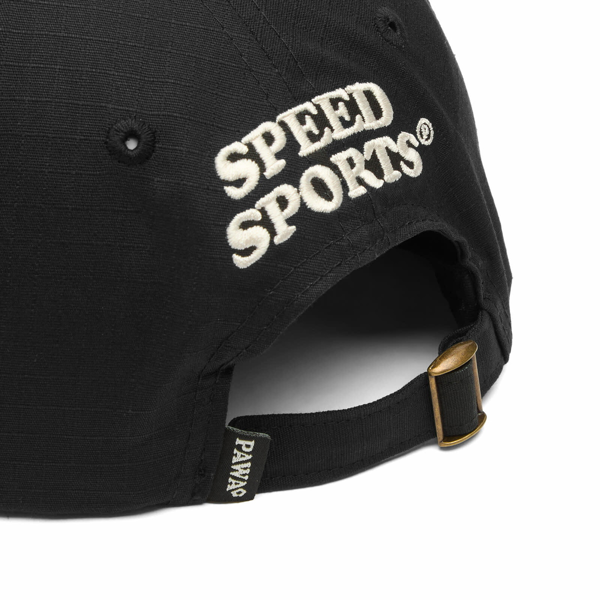 Pawa Speed Sports Men's Pawa 6 Panel Cap in Black 