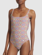 ETRO Printed Lycra One Piece Swimsuit