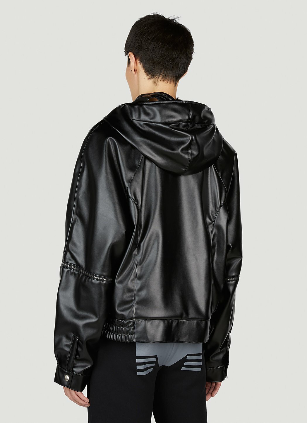 Mowalola Faux Leather Jacket