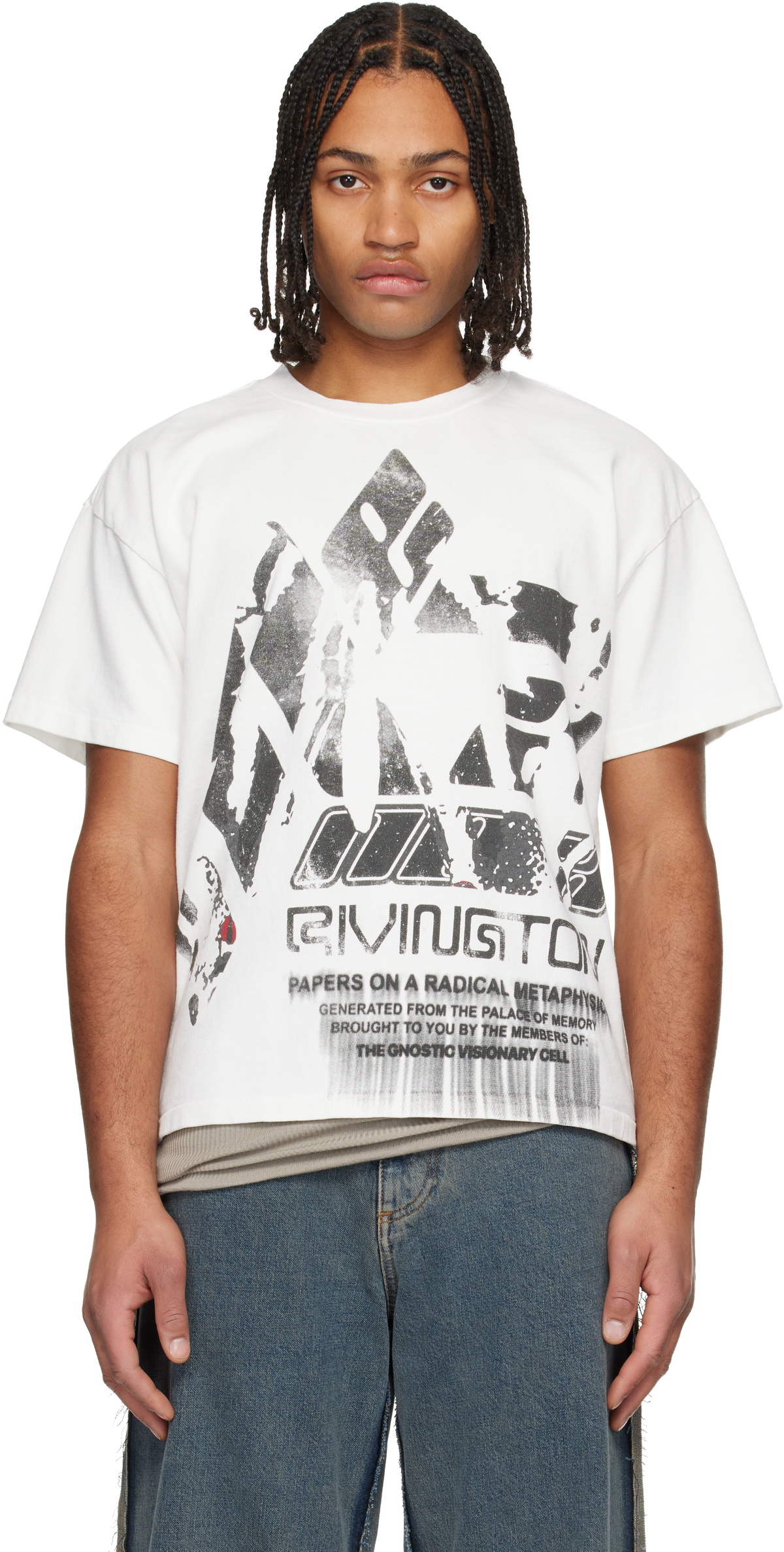 希少 正規品 RIVINGTON roi Rebis Tシャツ サイズ2 Rivington Roi Rebis White Generation T-shirt Rivington Roi Rebis
