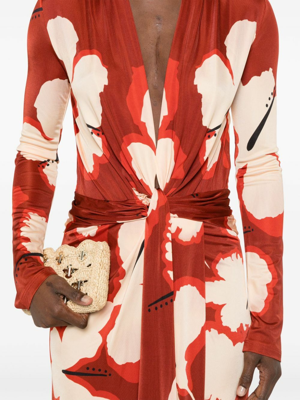 johanna ortiz red dress Johanna Ortiz Coral Marino Maxi Dress Johanna Ortiz