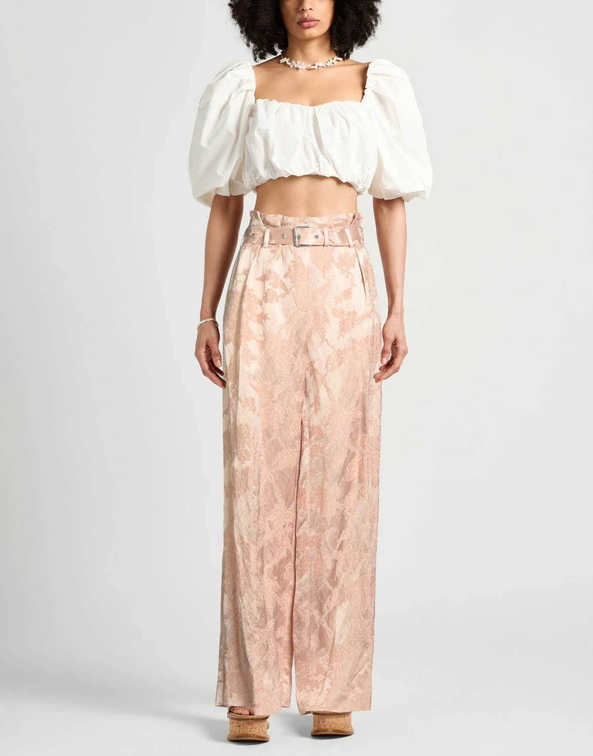 Dries Van Noten Womens Pants Blush