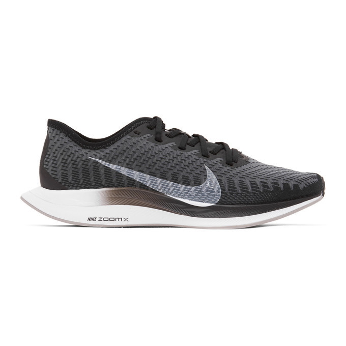 Photo: Nike Grey and Black Zoom Pegasus Turbo 2 Sneakers