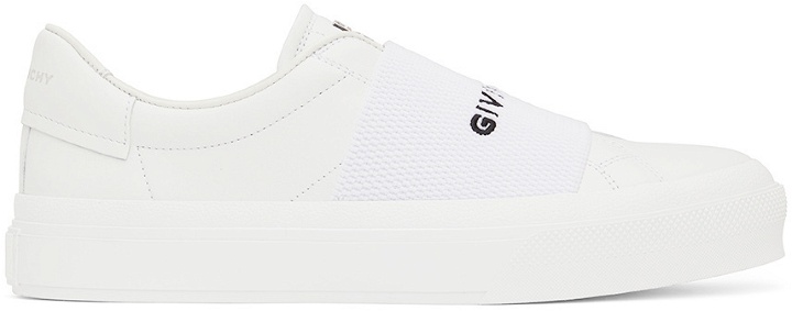 Photo: Givenchy White City Court Slip-On Sneakers