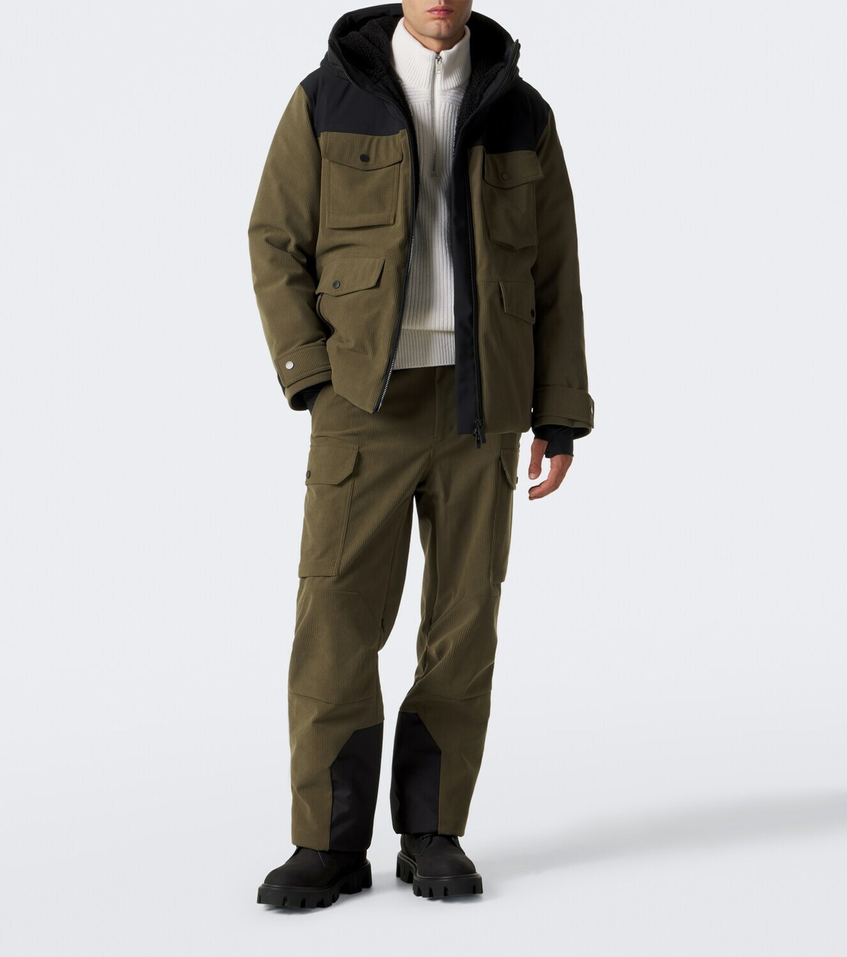 Fusalp Hesyo wool and cashmere half-zip sweater