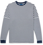 Beams - Indigo-Dyed Striped Cotton T-Shirt - Men - Indigo