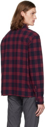 Vince Red Checked Shirt