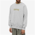 thisisneverthat Men's Low Arch Crew Sweat in Heather Grey