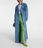 Dries Van Noten Denim trench coat