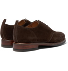 Grenson - Wade Suede Derby Shoes - Dark brown