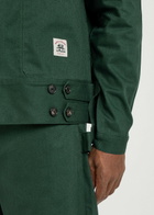 Bode Knolly Brook Side Canvas Jacket Dark Green