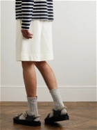 Jil Sander - Straight-Leg Stretch-Cotton Drawstring Shorts - White