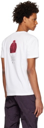 Stone Island White Graphic T-Shirt