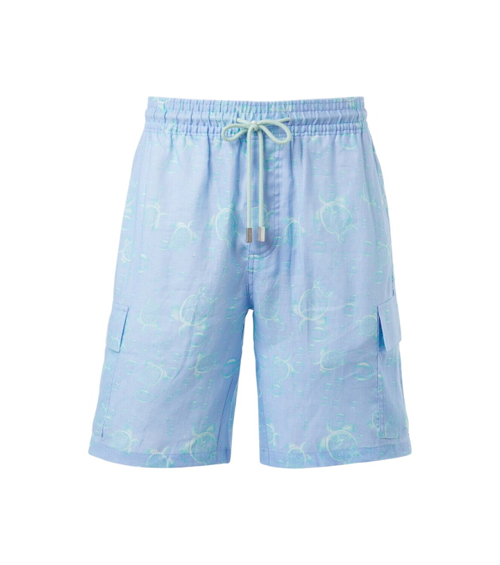 Photo: Vilebrequin Baie linen Bermuda shorts