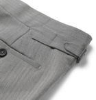Kingsman - Conrad Slim-Fit Herringbone Wool Suit Trousers - Gray