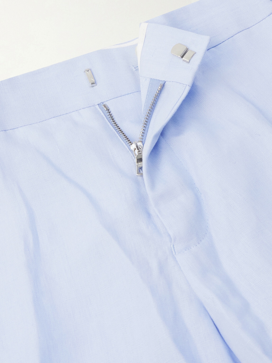 Orlebar Brown - Griffon Straight-Leg Linen Trousers - Blue