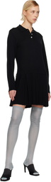 Sandy Liang Black Hague Minidress