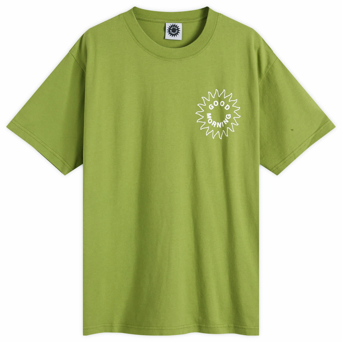 Good Morning Tapes Men's E Ruscha Swirl T-Shirt in White