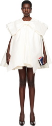 VAQUERA SSENSE Exclusive Bridal Capsule Bow Minidress