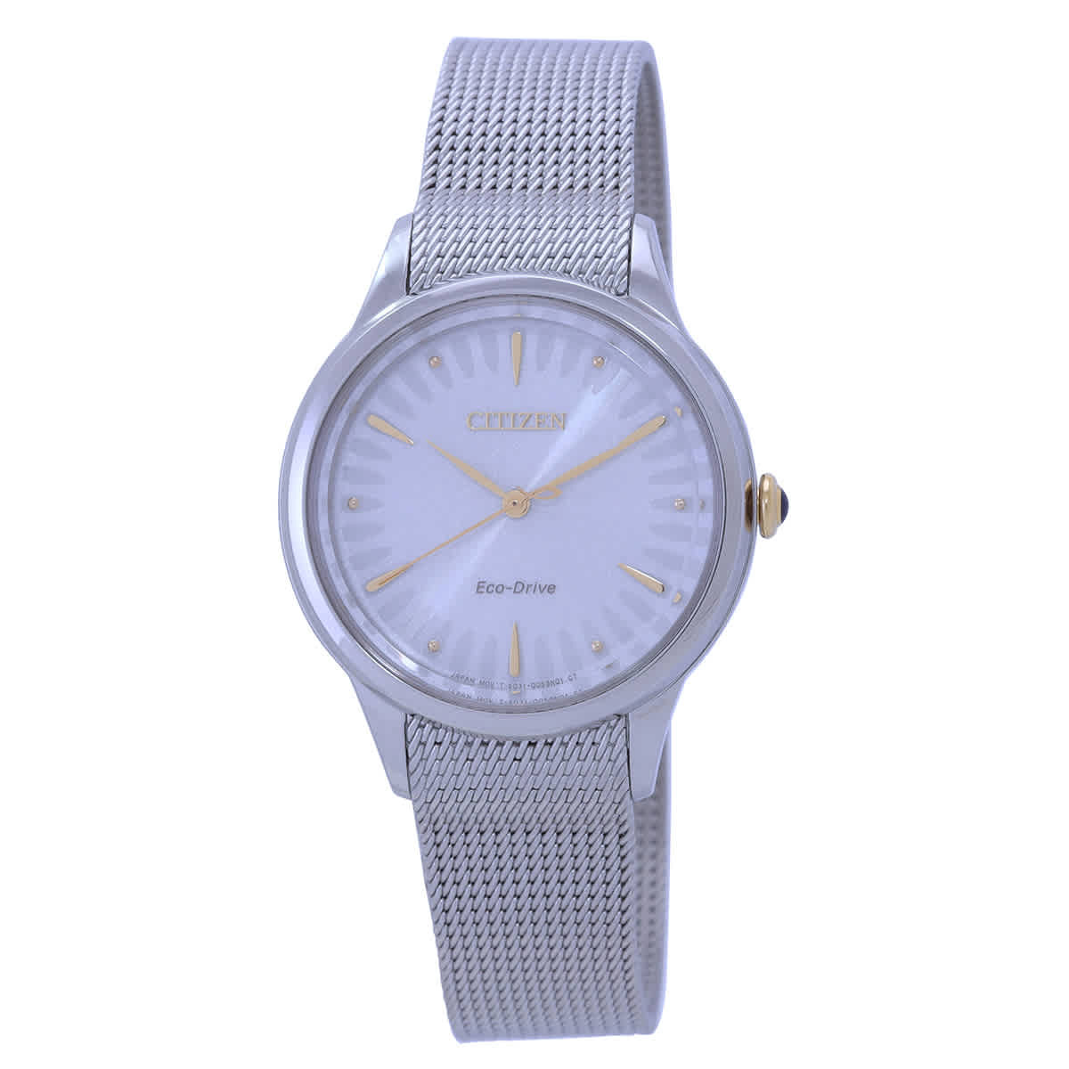 Citizen L Series Eco-Drive Silver Dial Ladies Watch EM0814-83A