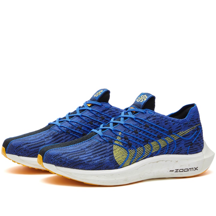 Photo: Nike Running Men's Nike Pegasus Turbo Next Nature Sneakers in Racer Blue/High Voltage