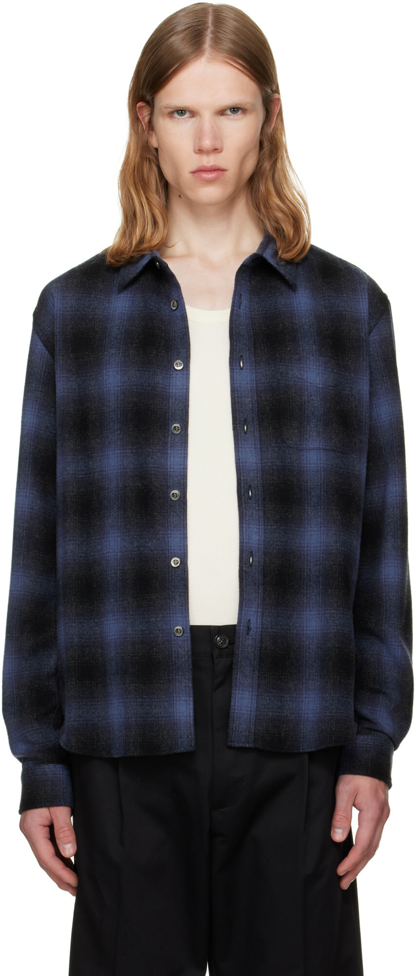 vowels Blue River Shirt