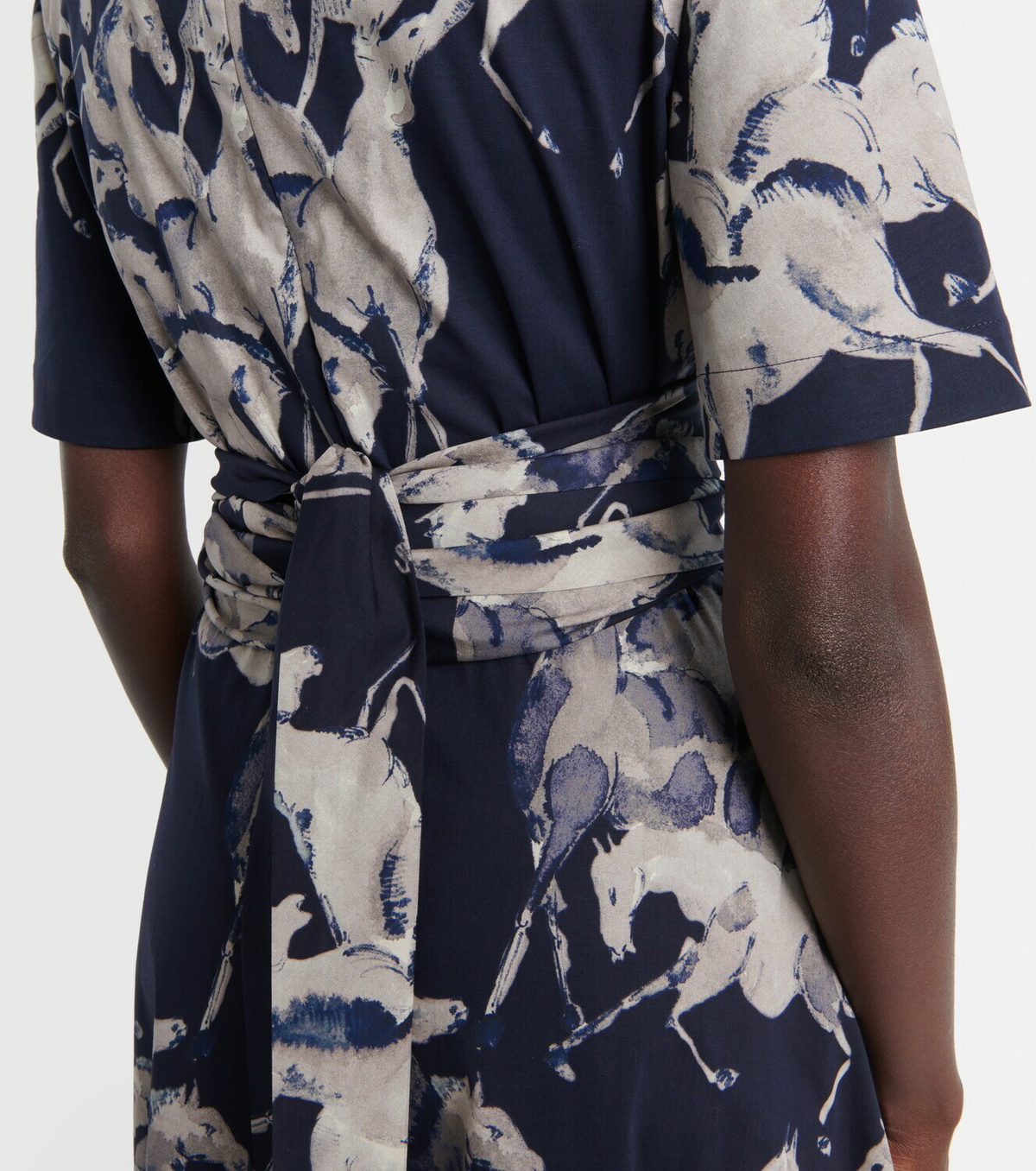 Altuzarra Kirsty printed cotton-blend wrap dress