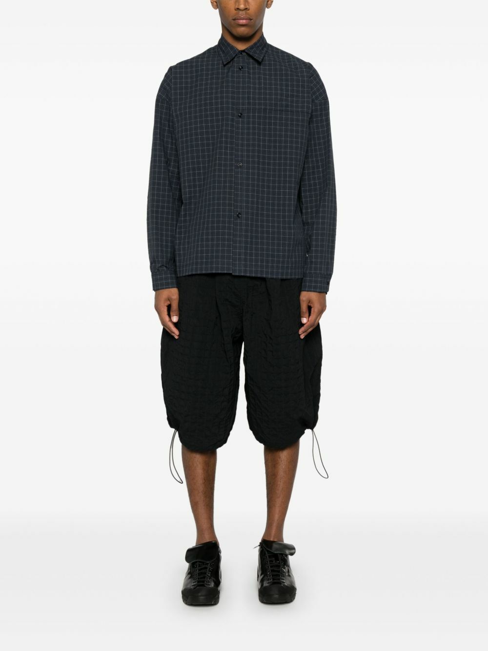 Sage Check Collard Shirt main image 1
