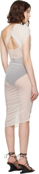 Rick Owens Lilies Off-White Amira Minidress