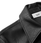 Séfr - Matsy Faux Leather Shirt Jacket - Black