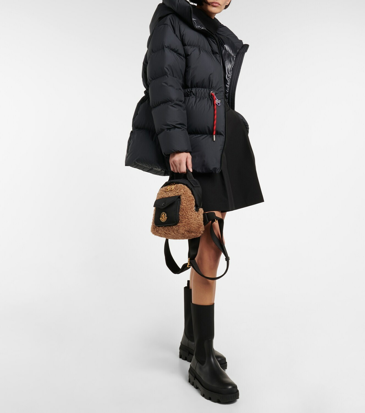 専用です　　新品　モンクレール　MINI ASTRO BACKPACK リュック Moncler - Mini Astro faux shearling backpack Moncler