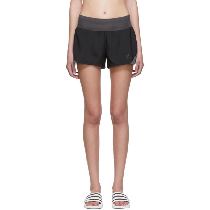 Photo: adidas Originals Black and Grey Run It Shorts