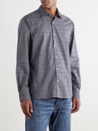 Officine Générale - Giacomo Checked Cotton Shirt - Gray