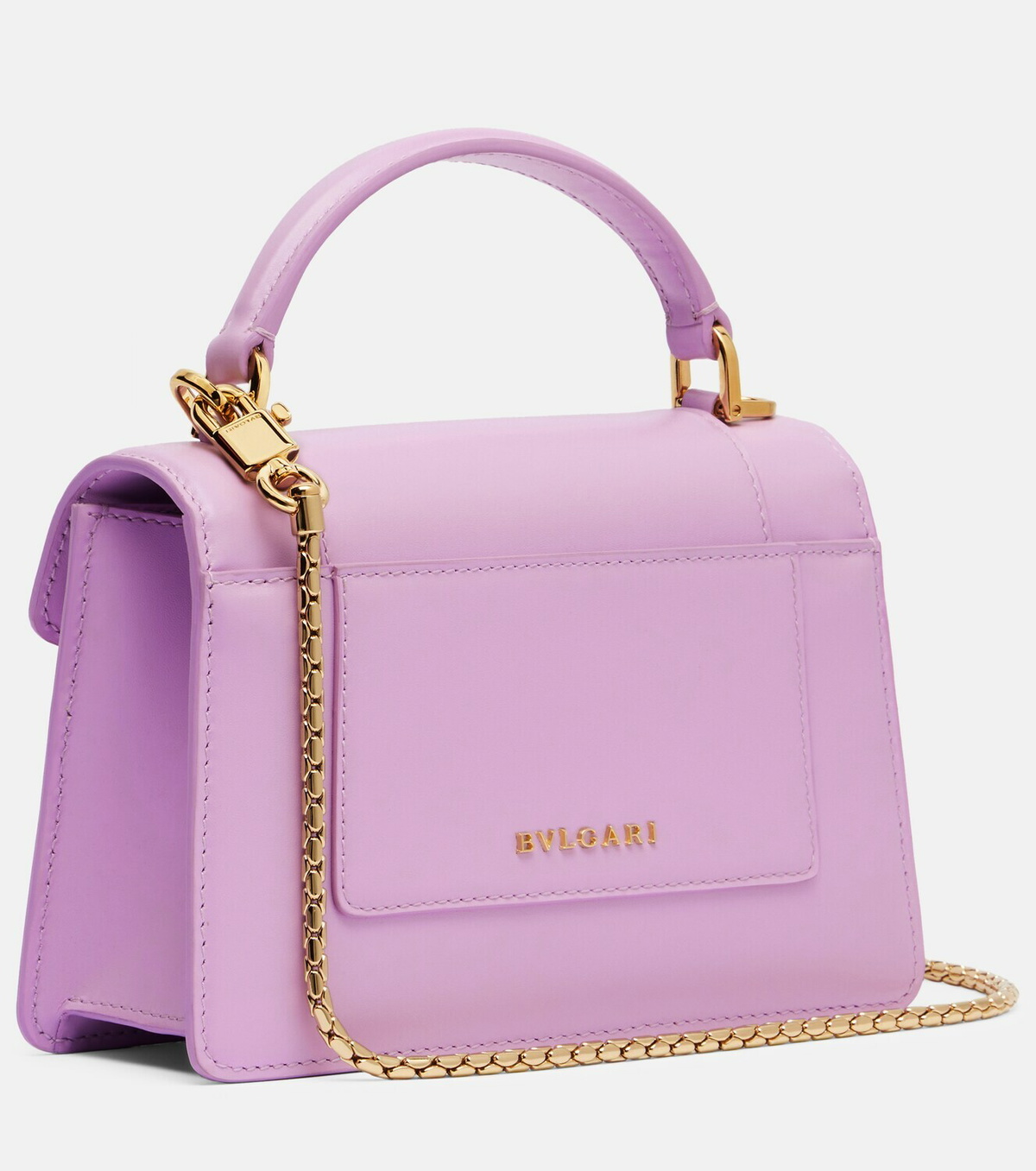 Bvlgari Serpenti Forever Mini leather top-handle bag