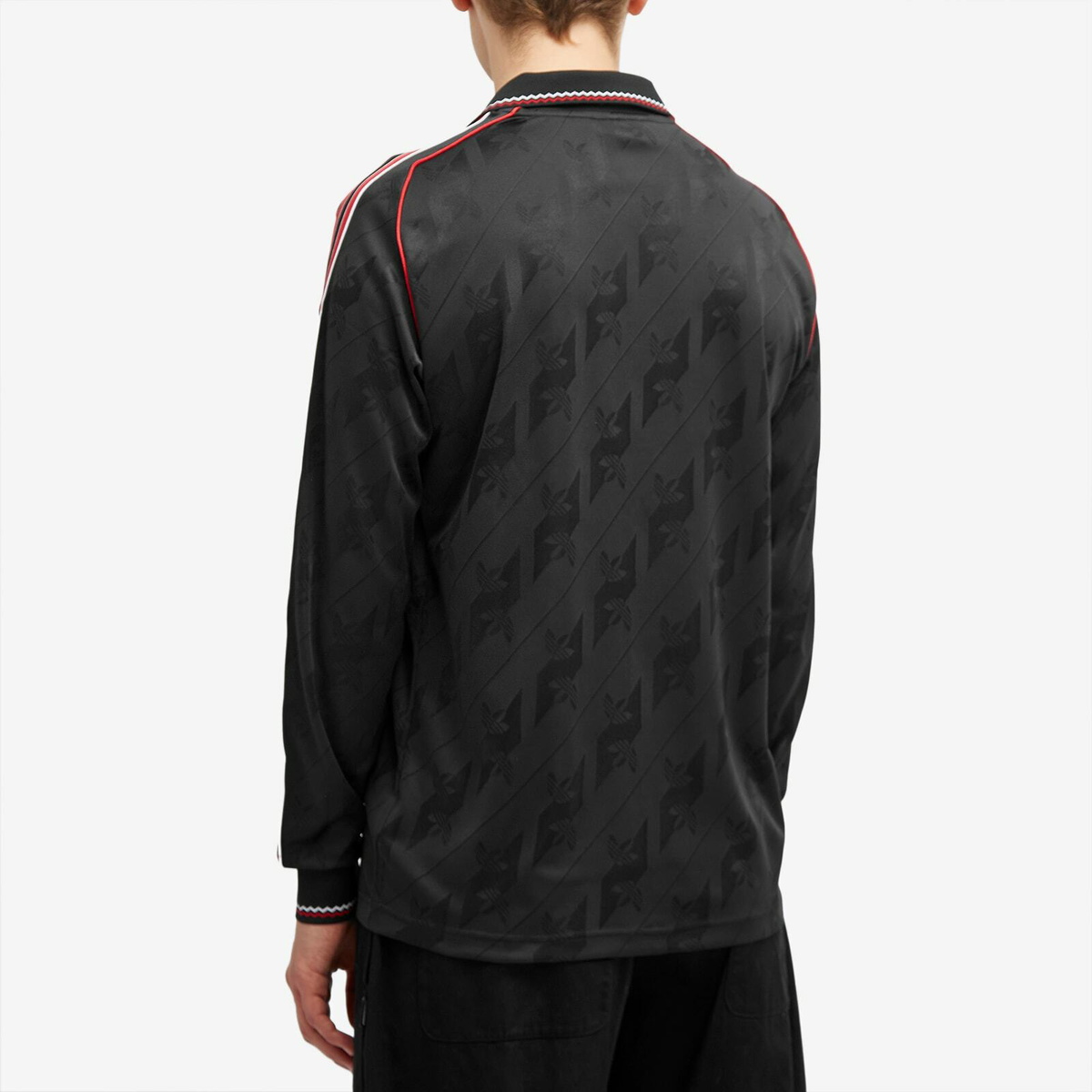 Adidas Men's MUFC Long Sleeve Jersey in Black adidas